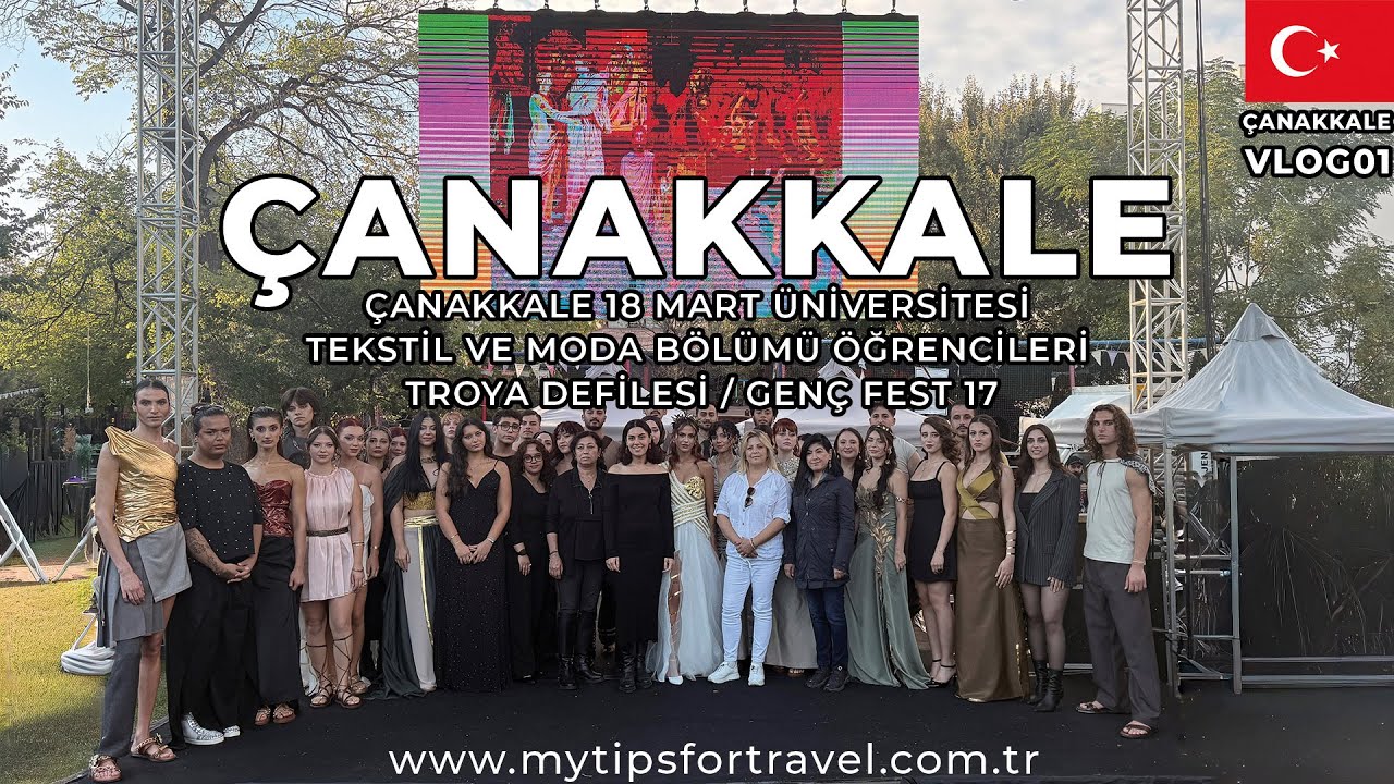 Çanakkale GençFest Troya temalı defile