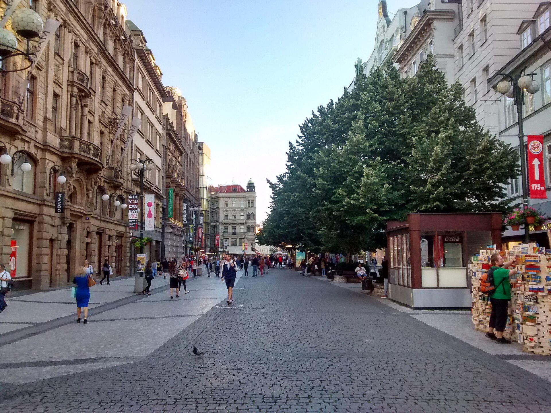 Prag alışveriş: Na Příkopě caddesi