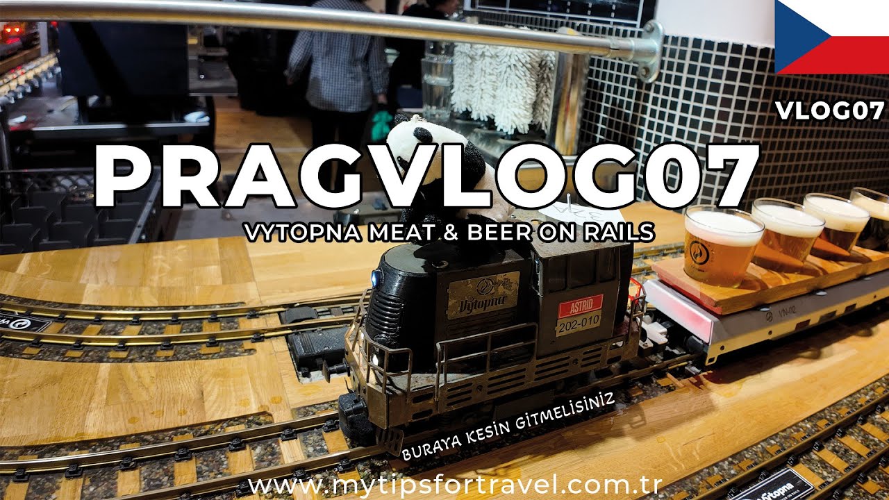 Prag'da Trenle Servis Edilen Hamburger: Vytopna Railway Restaurant | Prag'da Ne Yenir?